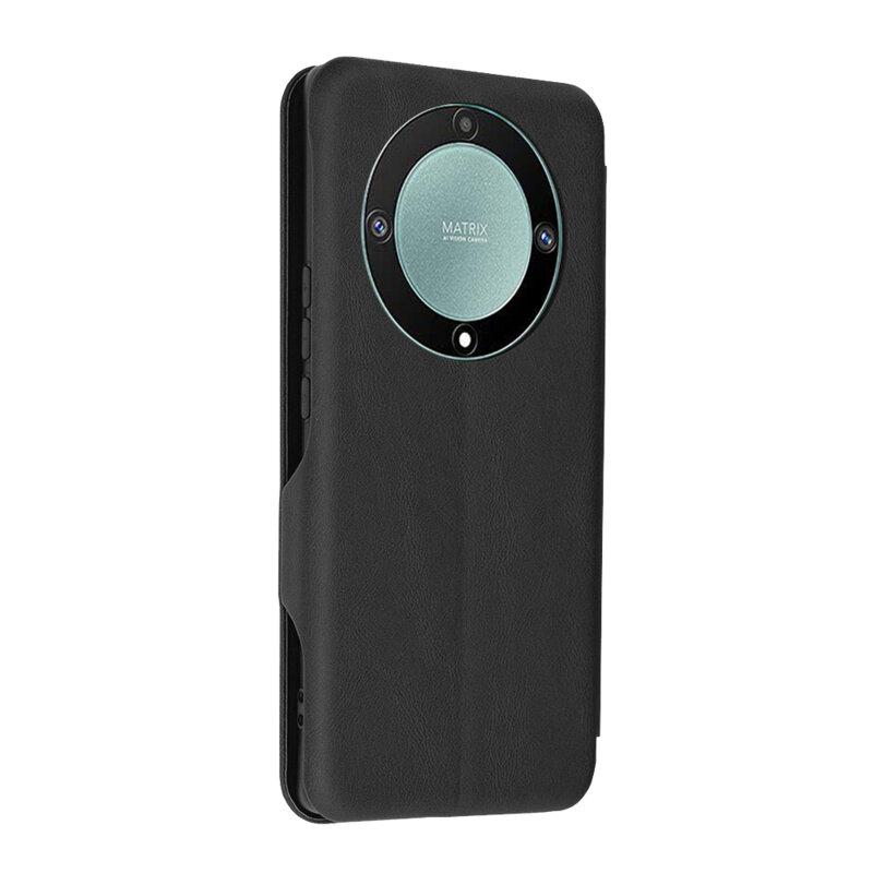 Husa 360° Honor Magic5 Lite Techsuit Safe Wallet Plus, negru