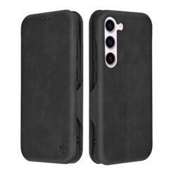 Husa 360° Samsung Galaxy S23 Techsuit Safe Wallet Plus, negru