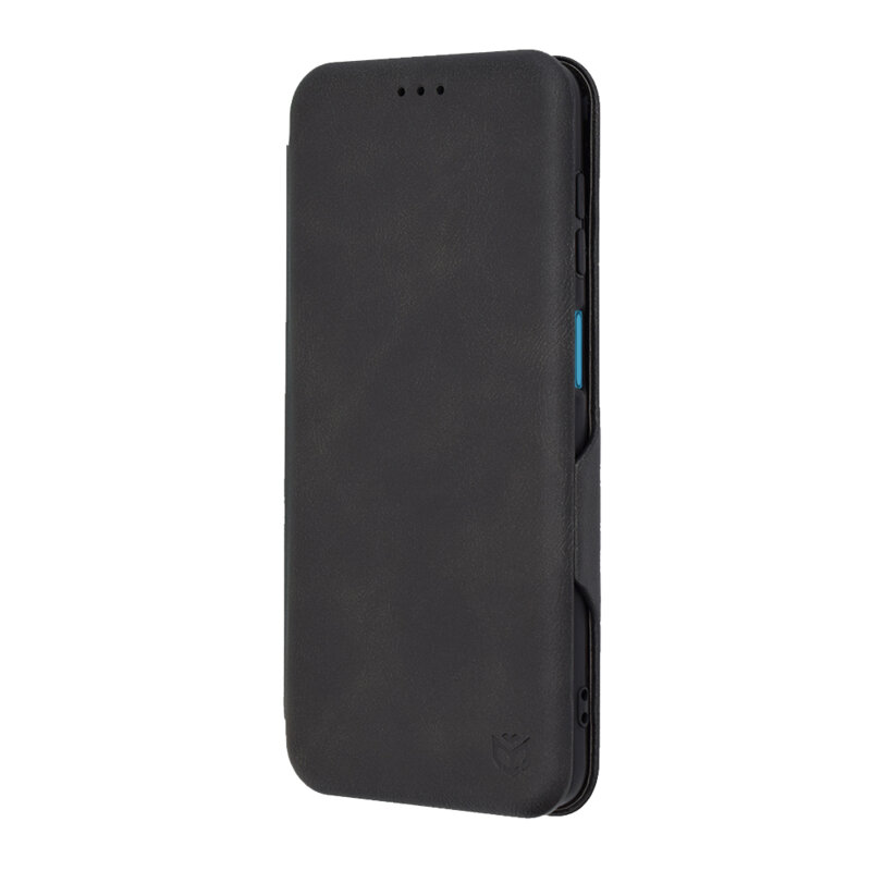 Husa 360° Samsung Galaxy A12 Techsuit Safe Wallet Plus, negru