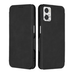 Husa 360° Motorola Moto E22i Techsuit Safe Wallet Plus, negru