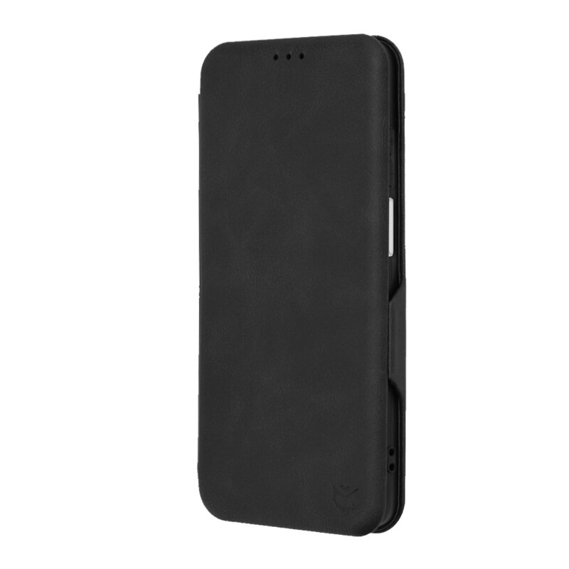 Husa 360° Motorola Moto E22i Techsuit Safe Wallet Plus, negru