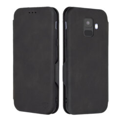 Husa 360° Samsung Galaxy A6 2018 Techsuit Safe Wallet Plus, negru