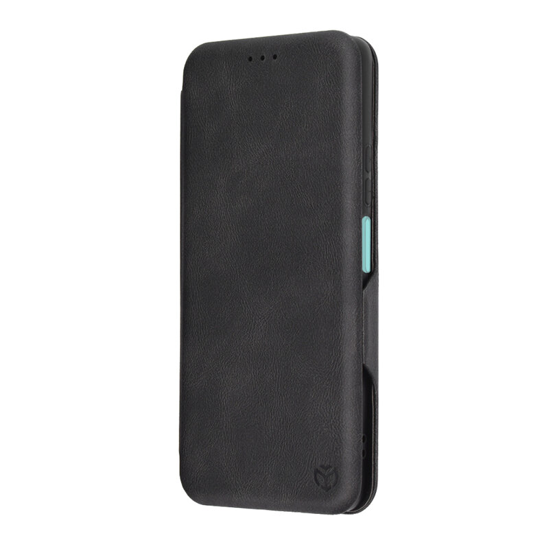 Husa 360° Oppo A58 4G Techsuit Safe Wallet Plus, negru