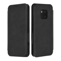 Husa 360° Huawei Mate 20 Pro Techsuit Safe Wallet Plus, negru