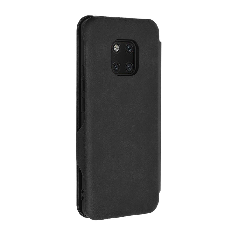 Husa 360° Huawei Mate 20 Pro Techsuit Safe Wallet Plus, negru