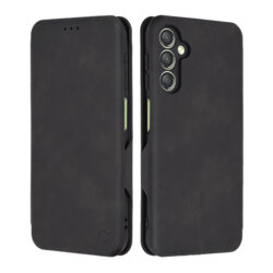 Husa 360° Samsung Galaxy A24 Techsuit Safe Wallet Plus, negru
