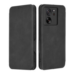 Husa 360° Xiaomi 13T Techsuit Safe Wallet Plus, negru