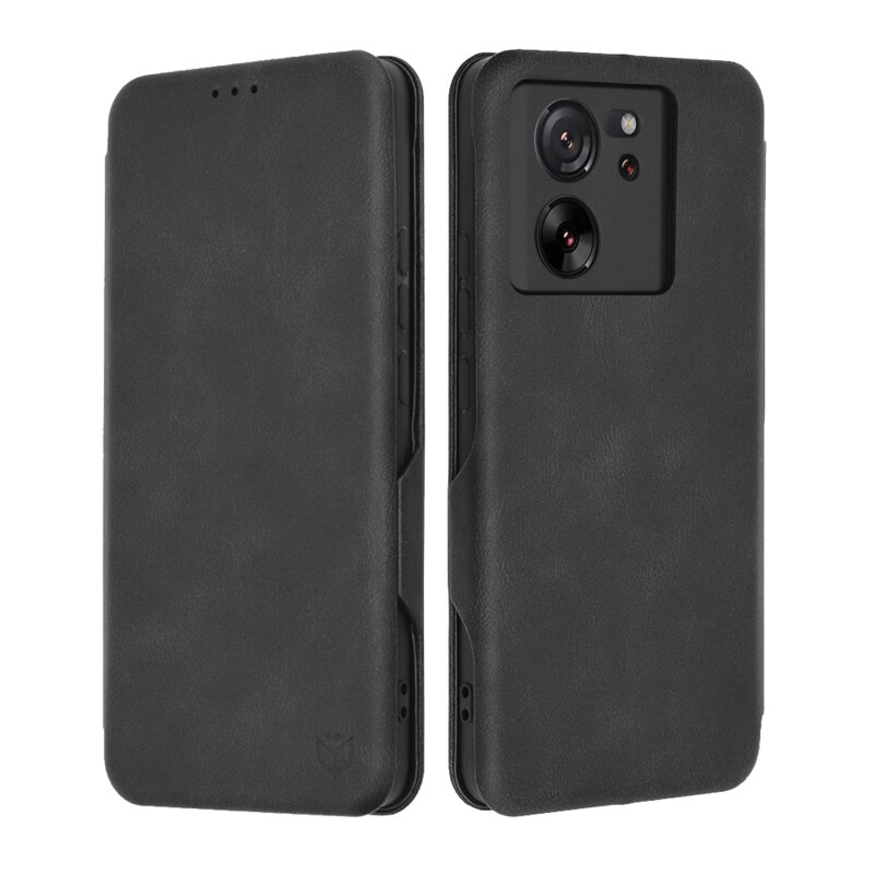 Husa 360° Xiaomi 13T Techsuit Safe Wallet Plus, negru