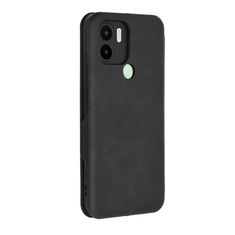 Husa 360° Xiaomi Redmi A1+ Techsuit Safe Wallet Plus, negru