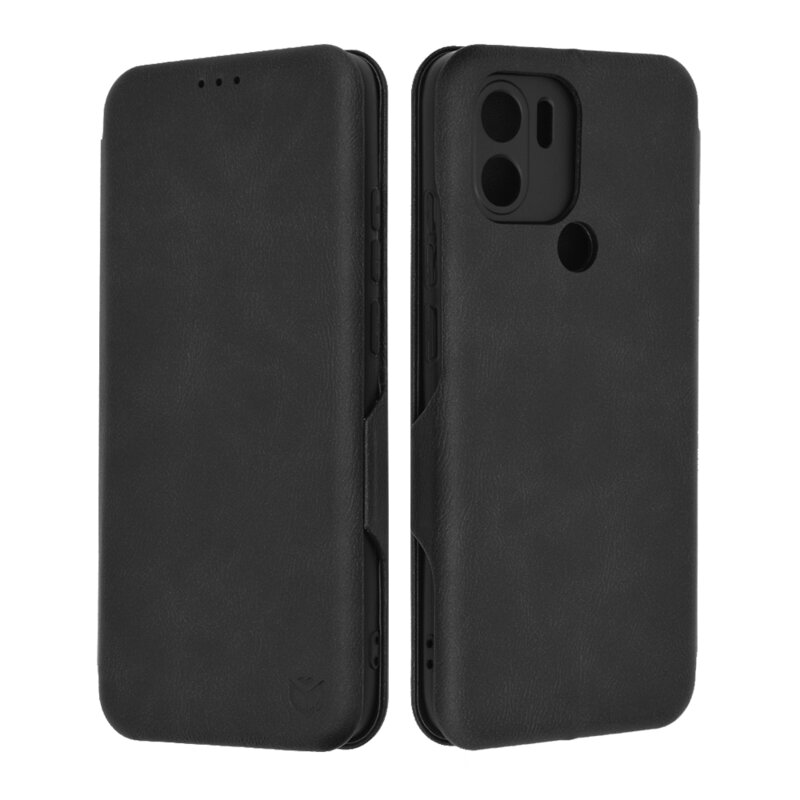 Husa 360° Xiaomi Redmi A1+ Techsuit Safe Wallet Plus, negru