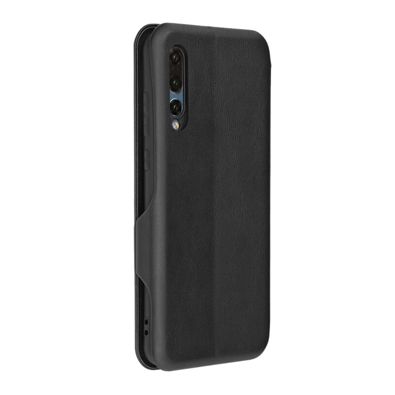 Husa 360° Huawei P20 Pro Techsuit Safe Wallet Plus, negru