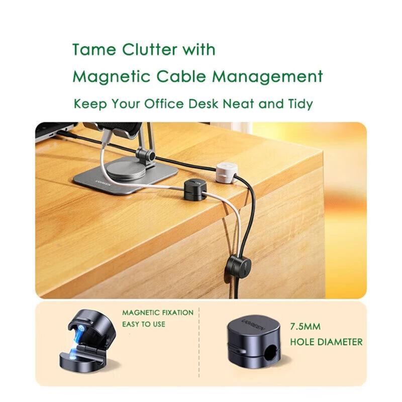 Organizator cabluri, suport magnetic pentru birou Ugreen 45797