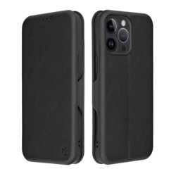 Husa 360° iPhone 14 Pro Max Techsuit Safe Wallet Plus, negru