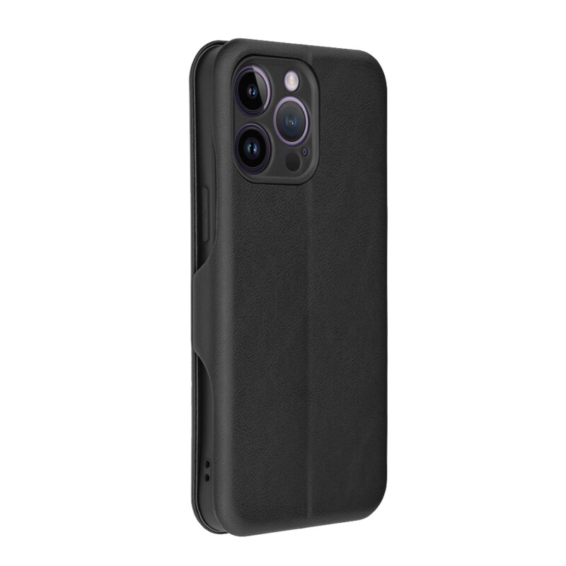 Husa 360° iPhone 14 Pro Max Techsuit Safe Wallet Plus, negru