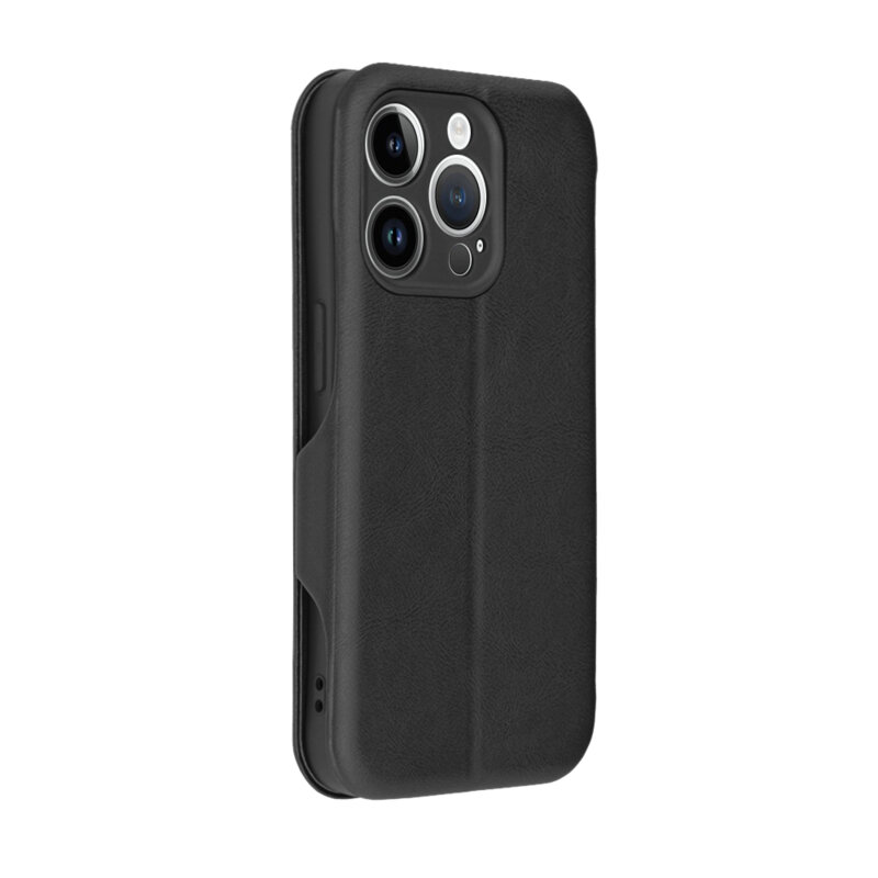 Husa 360° iPhone 14 Pro Techsuit Safe Wallet Plus, negru