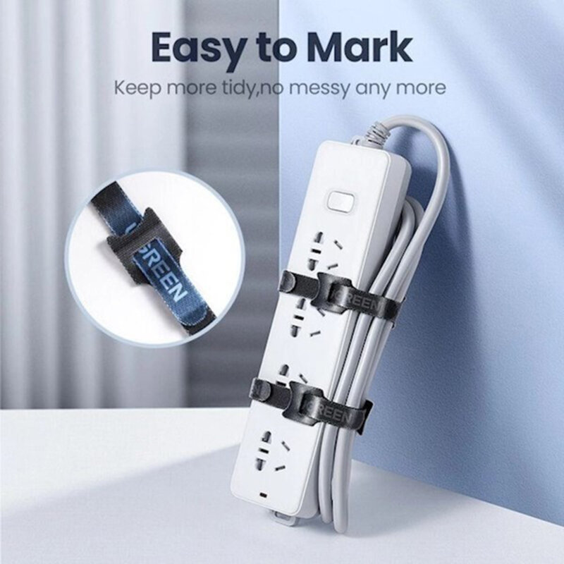 Organizator cabluri Ugreen 20245P20, 20 de bucati, gri