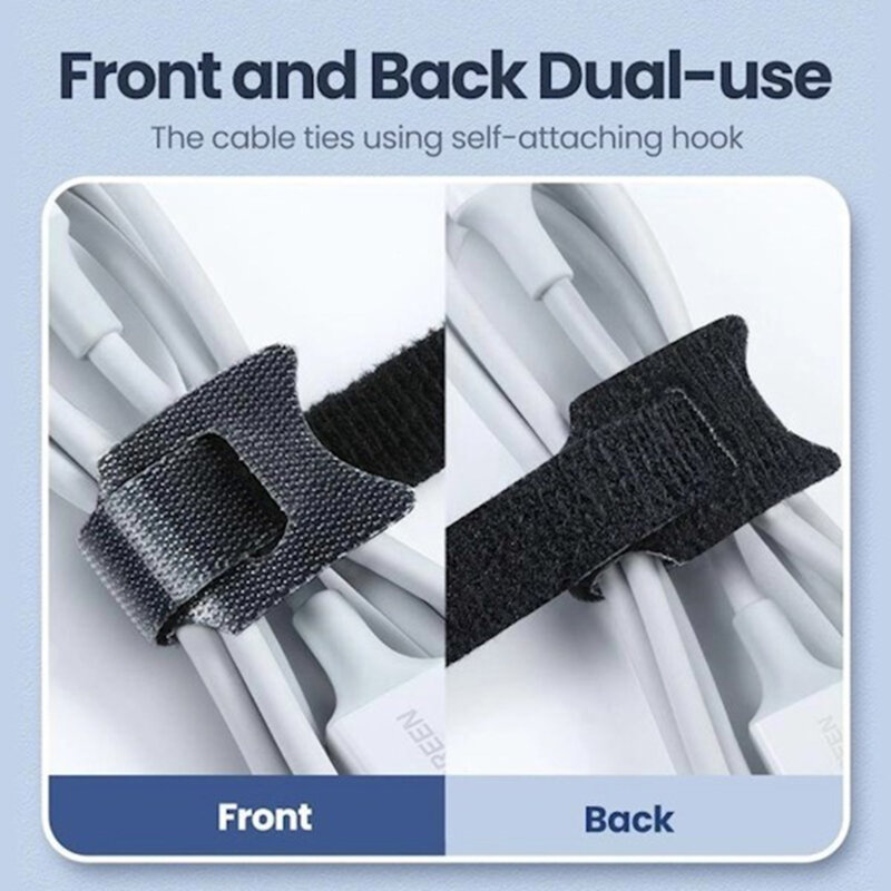 Organizator cabluri Ugreen 20245P20, 20 de bucati, gri