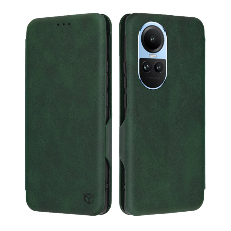 Husa 360° Oppo Reno10 Techsuit Safe Wallet Plus, verde