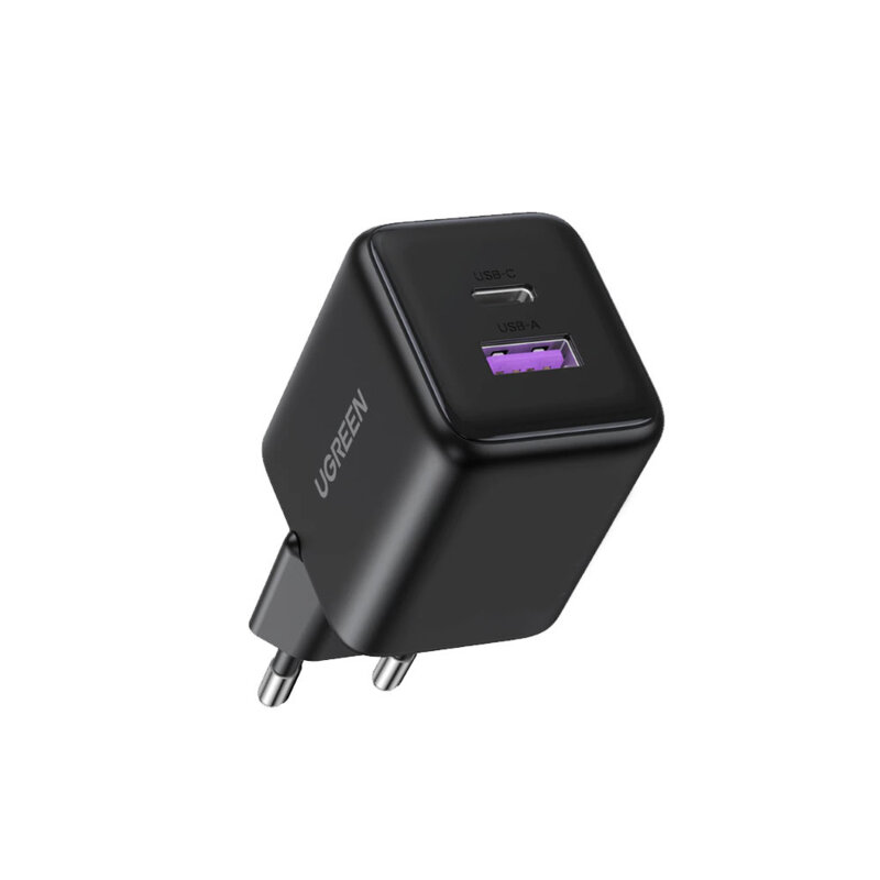 Incarcator tip C, USB, GaN, Fast Charge Ugreen, negru, 65014