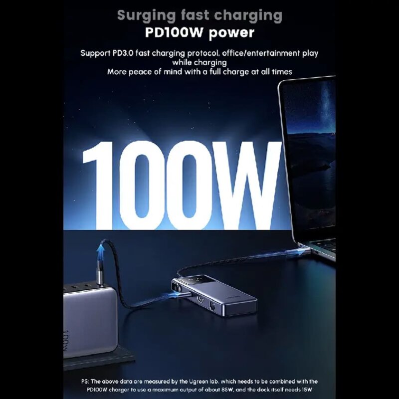 HUB 7in1 Type-C la USB, HDMI, Type-C, RJ45 Ugreen, 45155