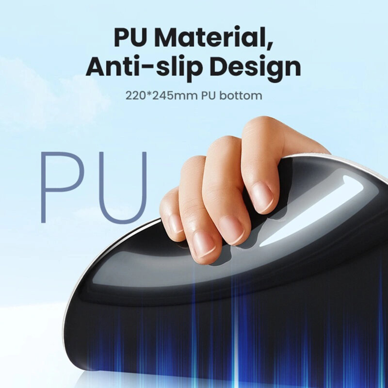 Mouse pad ergonomic cu suport pentru mana Ugreen 25243, verde