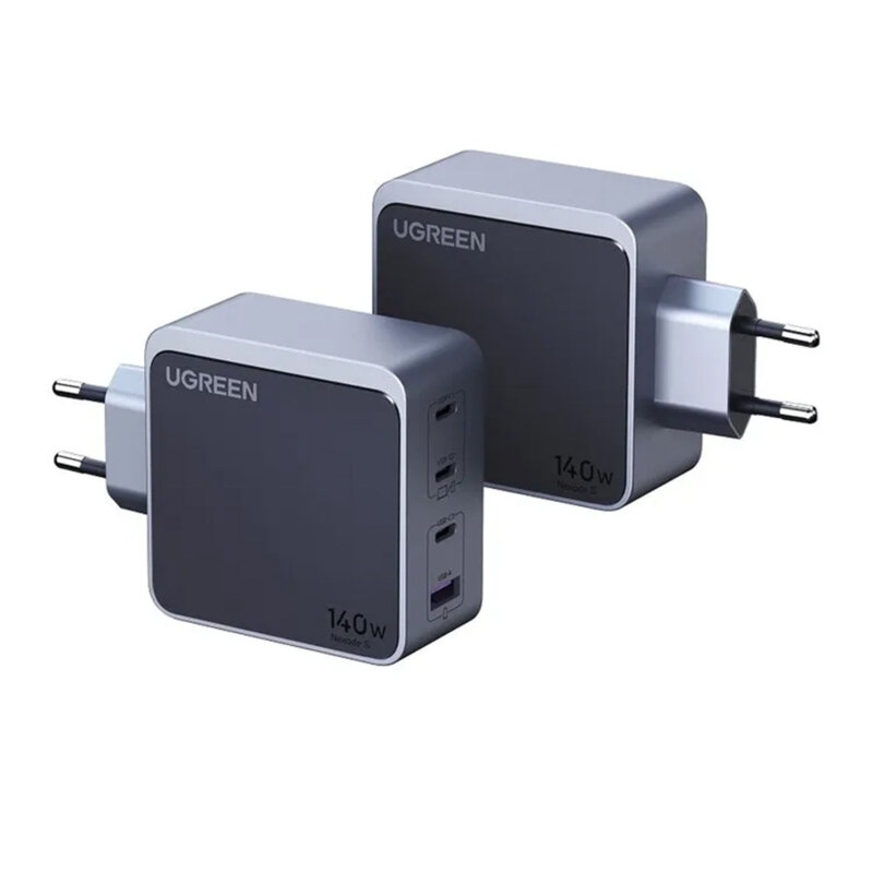 Incarcator priza tip C, USB Ugreen, 140W, gri, 45575