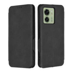 Husa 360° Motorola Edge 40 Techsuit Safe Wallet Plus, negru