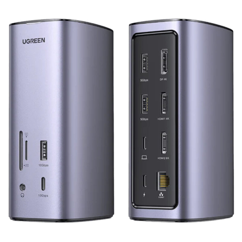 Docking Station Pro Type-C, USB, HDMI, Ethernet, SD/TF Ugreen, 100W, 90325