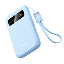 Baterie externa telefon 10000mAh Ugreen, 20W, 45423, bleu