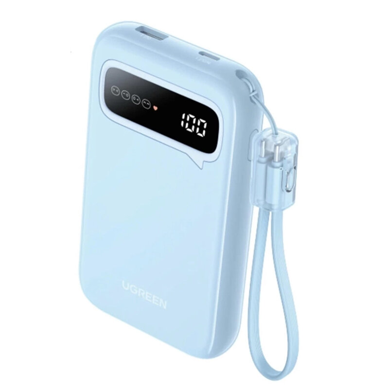 Baterie externa telefon 10000mAh Ugreen, 20W, 45423, bleu