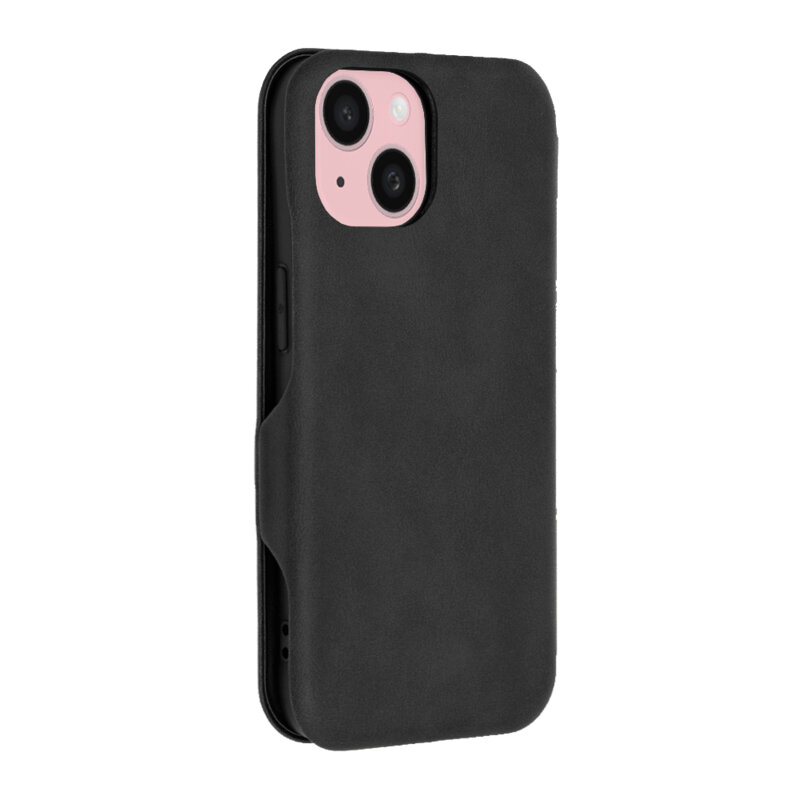 Husa 360° iPhone 15 Techsuit Safe Wallet Plus, negru