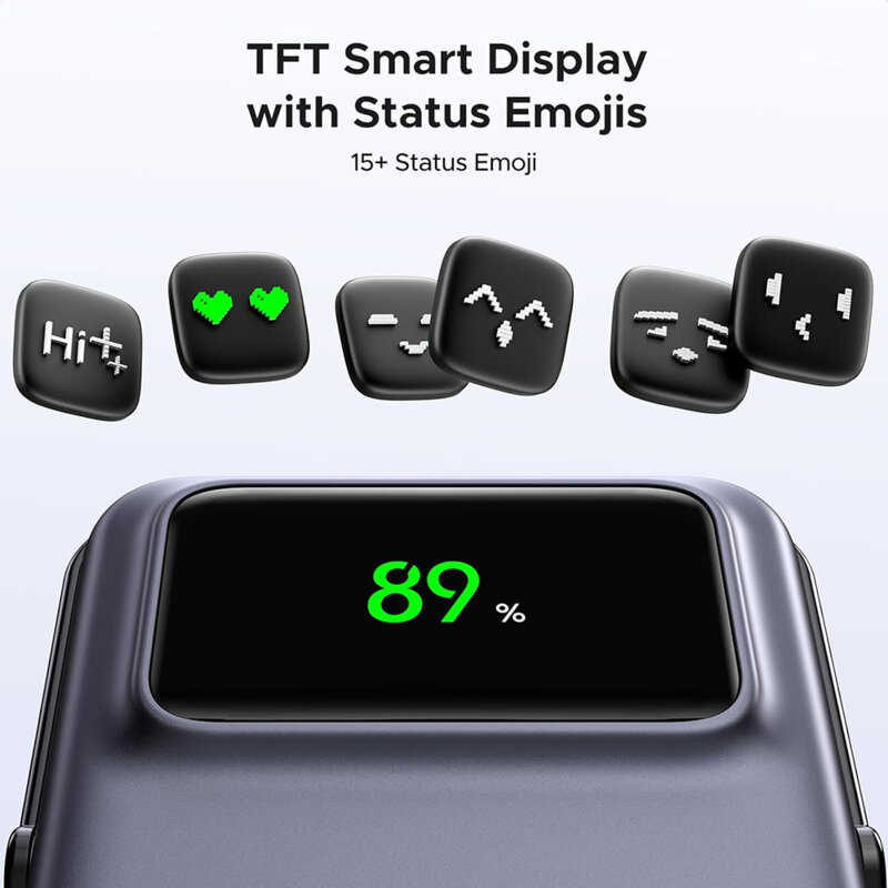 Power bank wireless cu display 10000mAh Ugreen, gri, 45329