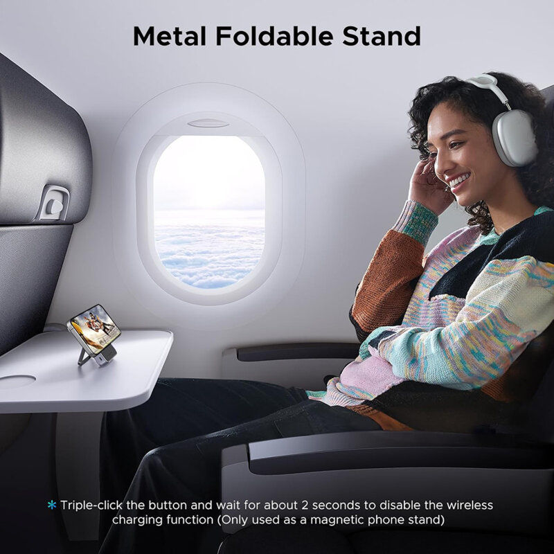 Power bank wireless cu display 10000mAh Ugreen, gri, 45329