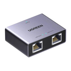 Splitter Ethernet, adaptor 2in1 RJ45 Ugreen, negru, 45311