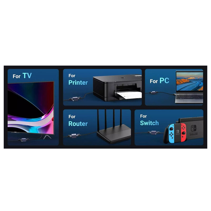 Conector RJ45, modul Ethernet Ugreen, 10Gbps, negru, 15117