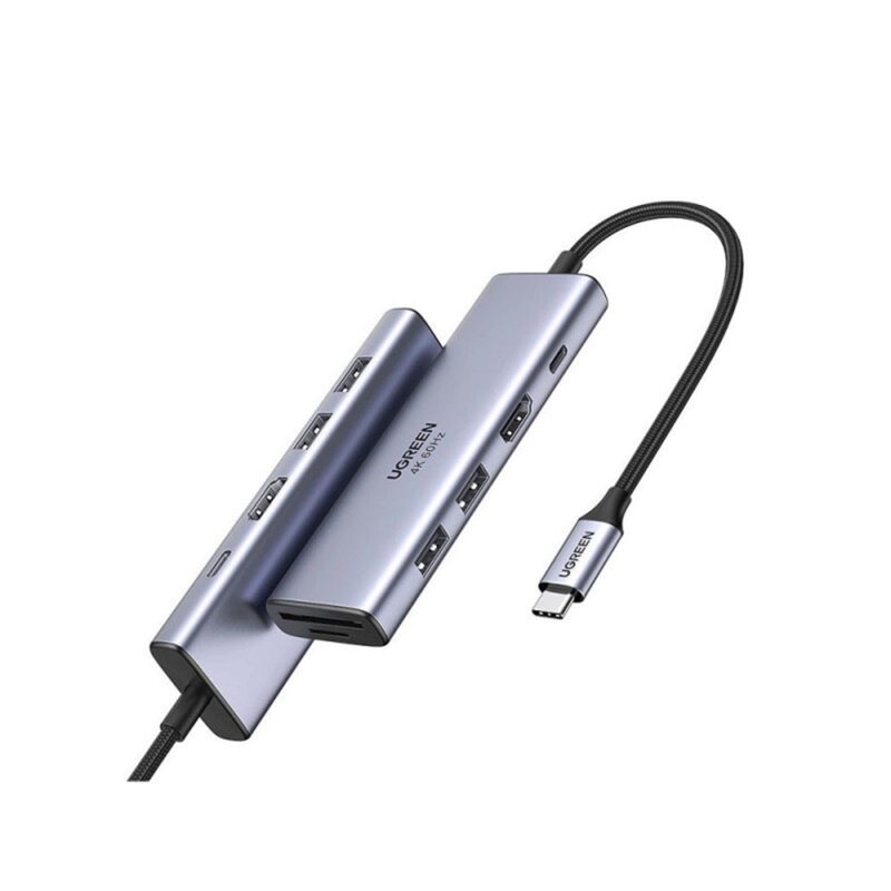 Hub 6in1 Type-C, 2x USB, HDMI, SD/TF Ugreen, 60384