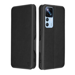 Husa 360° Xiaomi 12T Techsuit Safe Wallet Plus, negru