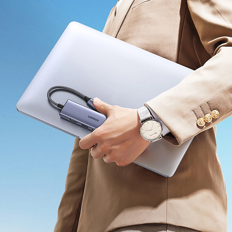 HUB 6in1 Type-C la 3x USB, HDMI, SD/TF slots Ugreen, 20956A