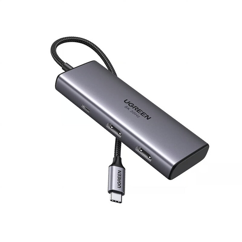 Hub USB-C la 2x USB, 2x HDMI, 2x Type-C PD100W Ugreen, 15852