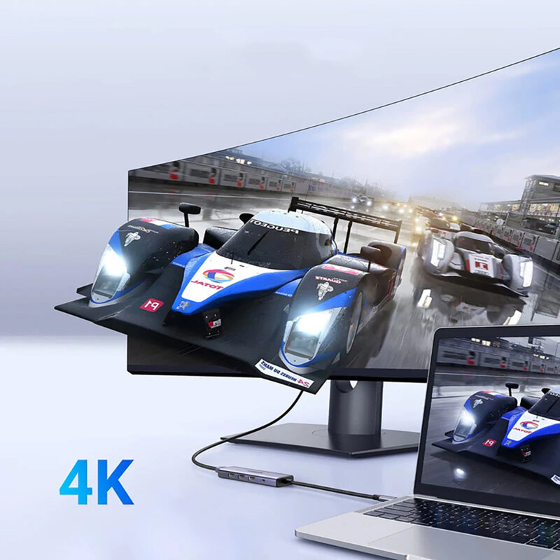 Hub 5in1 Type-C, USB3.0, HDMI Ugreen, 4K, 100W, 15597