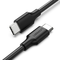 Cablu de date USB-C la tip C Ugreen, 3A, 2m, negru, 10306