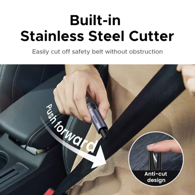 Ciocan urgenta parbriz auto 2in1 Ugreen, argintiu, 35347