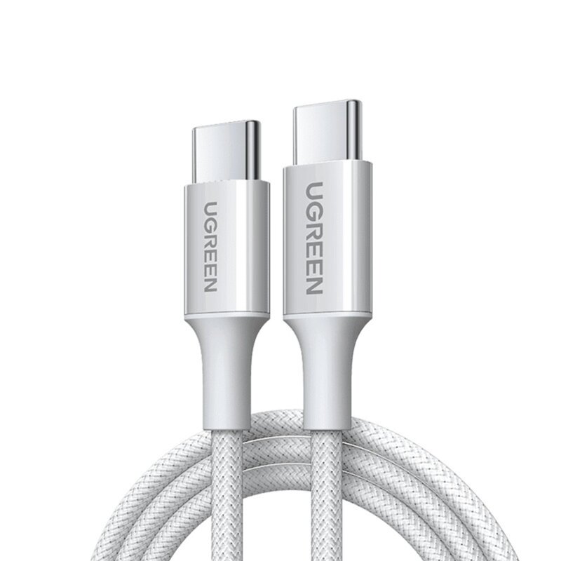 Cablu incarcare Type-C 60W, 3A, 2m Ugreen, gri, 65248
