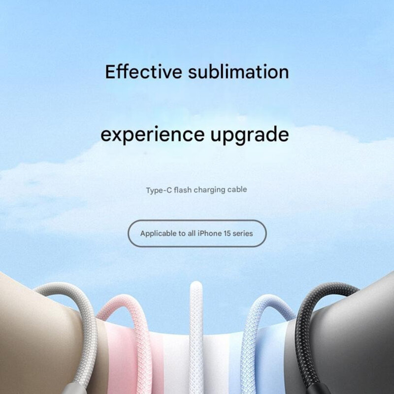 Cablu incarcare Type-C 60W, 3A, 1m Ugreen, gri, 35465