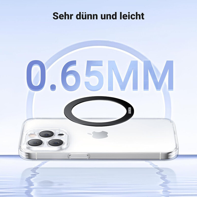 [Pachet 2x] Adaptor incarcare wireless MagSafe Ugreen, negru, 25766