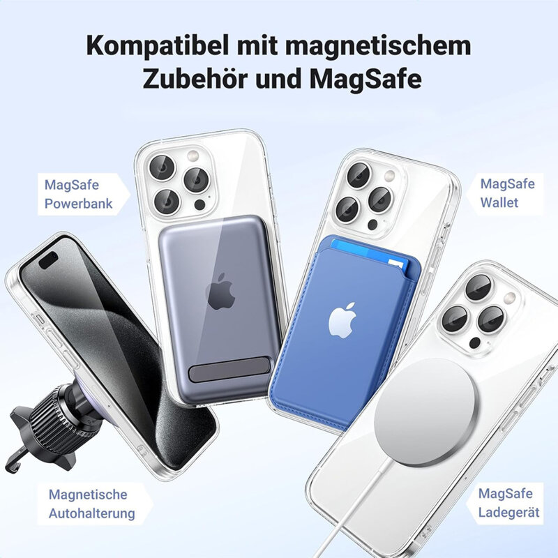 [Pachet 2x] Adaptor incarcare wireless MagSafe Ugreen, negru, 25766