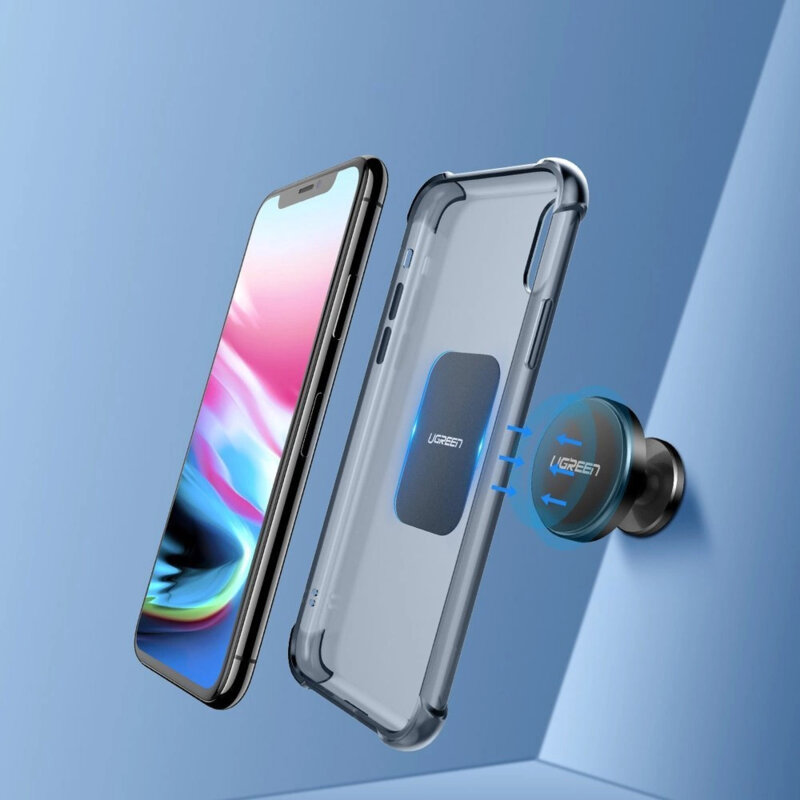 [Set 2x] Placuta metalica suport magnetic telefon Ugreen, 30836