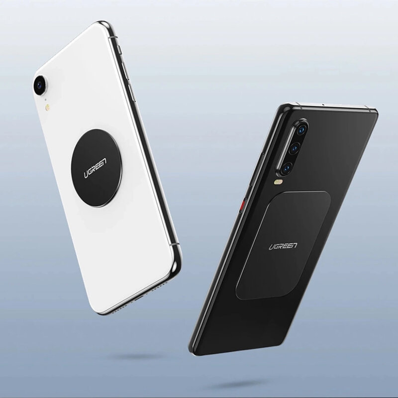 [Set 2x] Placuta metalica suport magnetic telefon Ugreen, 60410