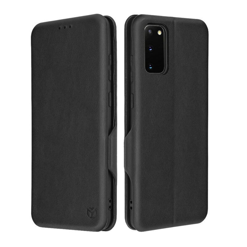 Husa 360° Samsung Galaxy S20 Techsuit Safe Wallet Plus, negru