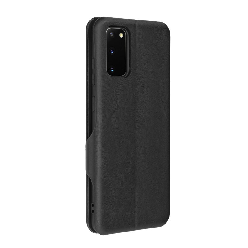 Husa 360° Samsung Galaxy S20 Techsuit Safe Wallet Plus, negru